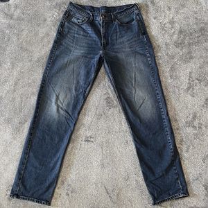 Levis 550 Men's 36x36 Medium Wash Relaxed Fit Straight Leg Jeans